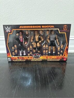WWE Elite Collection
Submission Match - Bret, "Stone Cold" and
Ken Shamrock